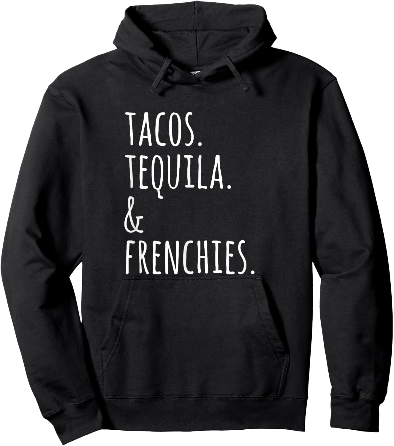 Tacos Tequila And French Bulldogs Funny Dog Women Hoodie - Hoodie | Black