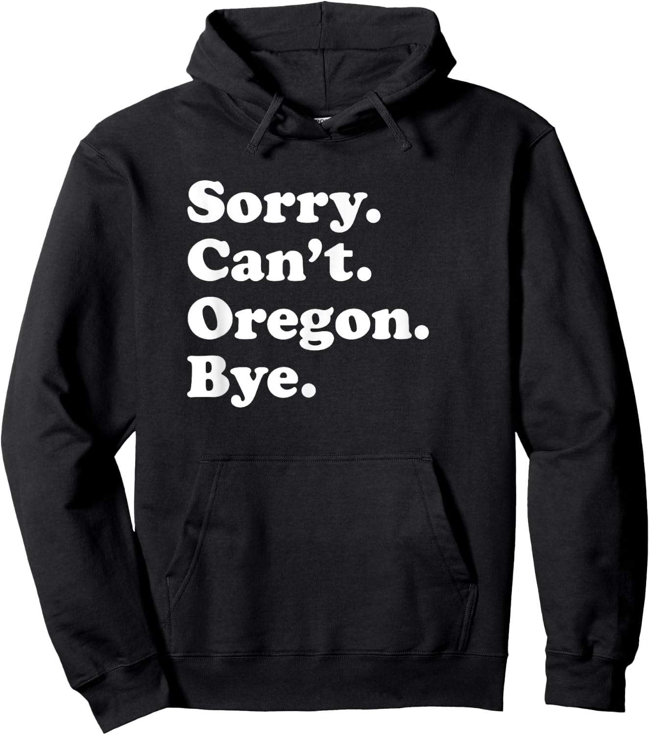 Men Women Boys or Girls Funny Oregon Hoodie - Hoodie | Black