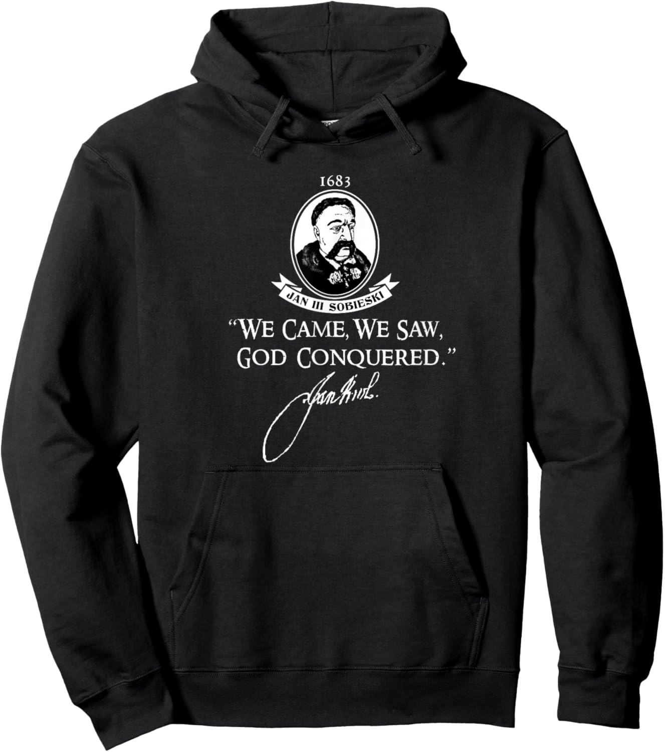 John III Sobieski King Poland Warsaw Battle War Vienna Hoodie - Hoodie | Black