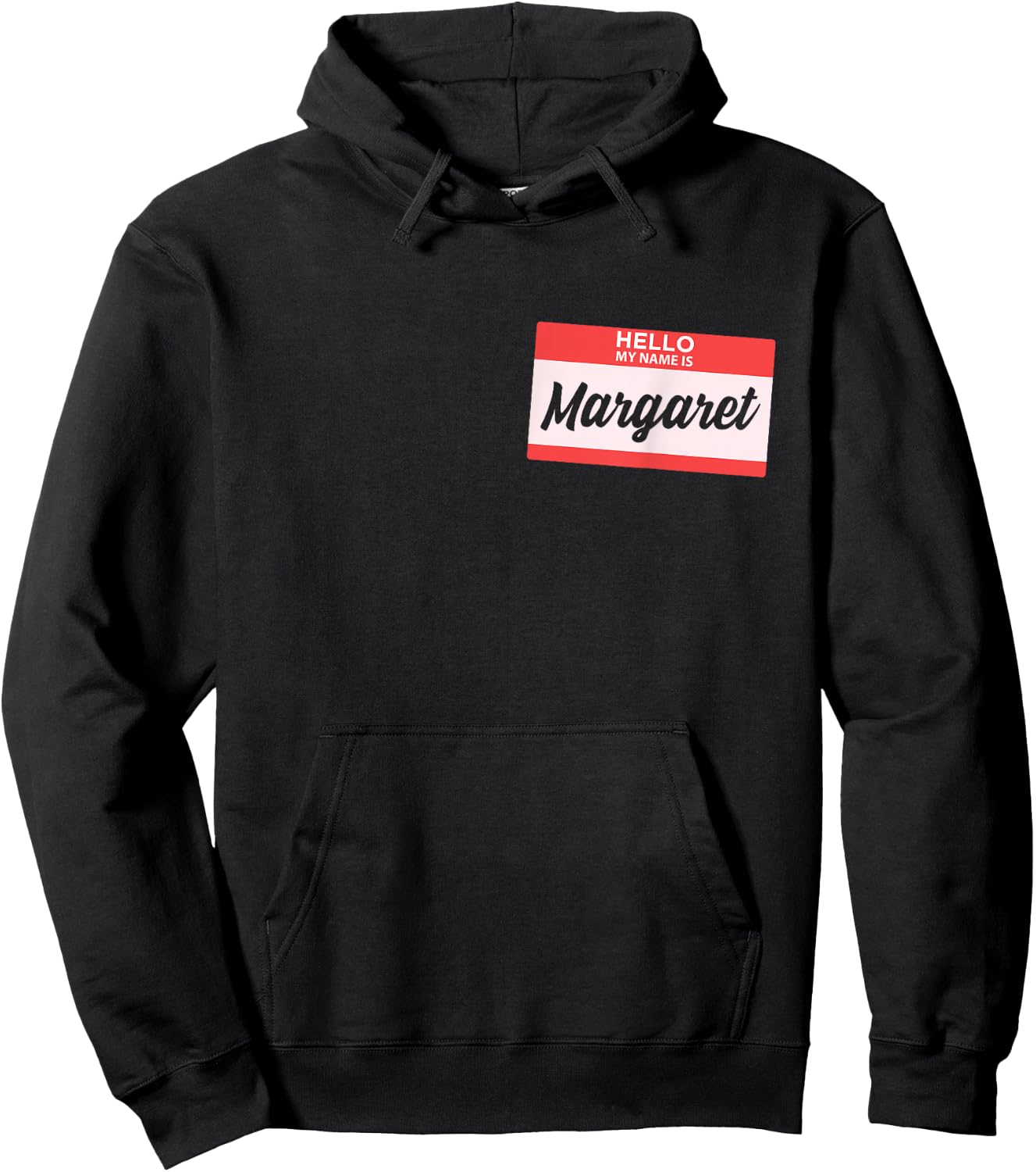 Hello my name is Margaret back to school shirt Hoodie - Hoodie | Black