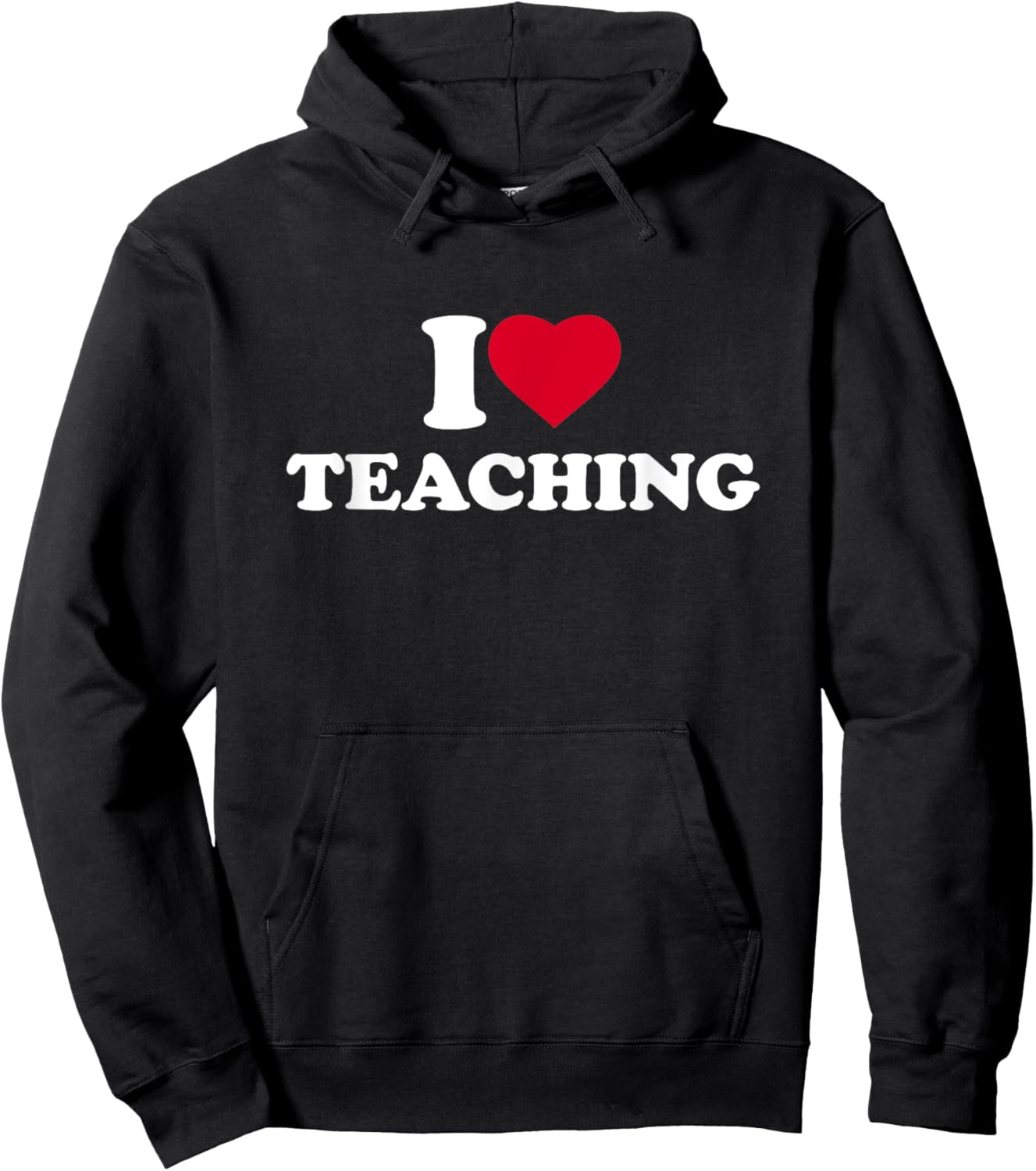 I Love Heart Teaching Lover Teacher Men Women Kids Hoodie - Hoodie | Black