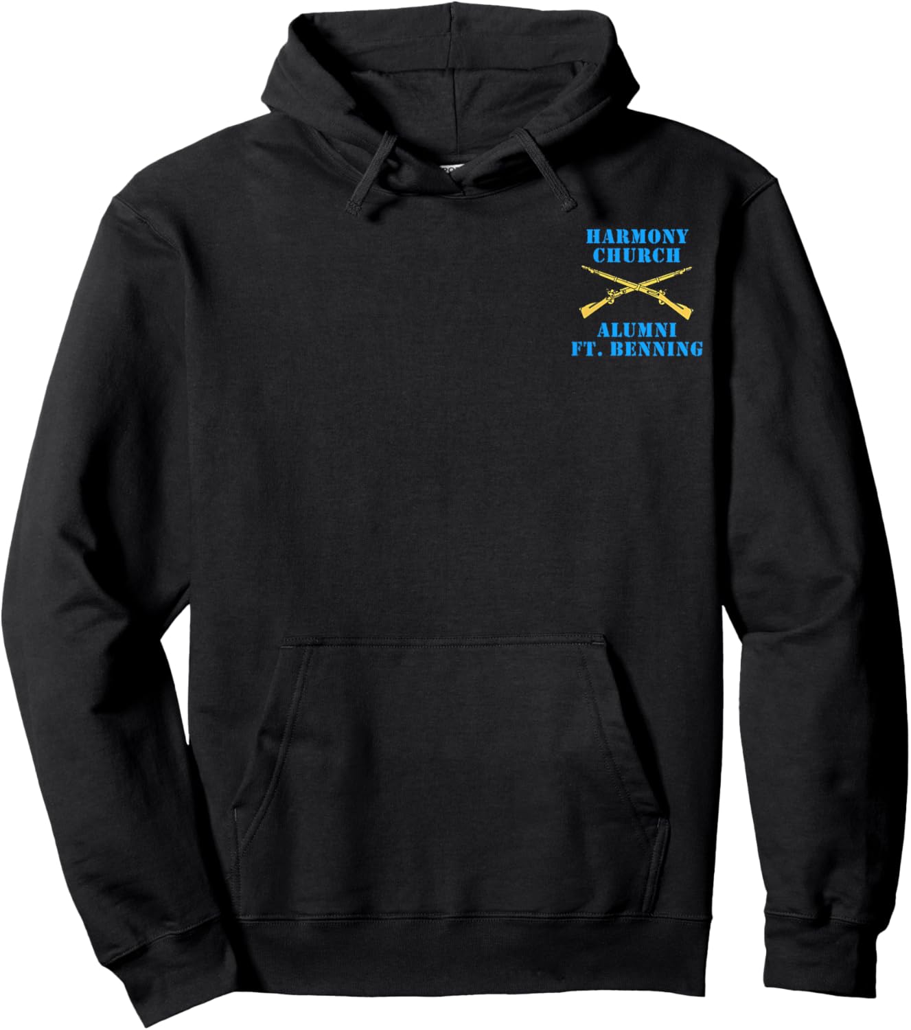 Harmony Church Alumni Ft. Benning Infantry Veteran Grunt Hoodie - Hoodie | Black