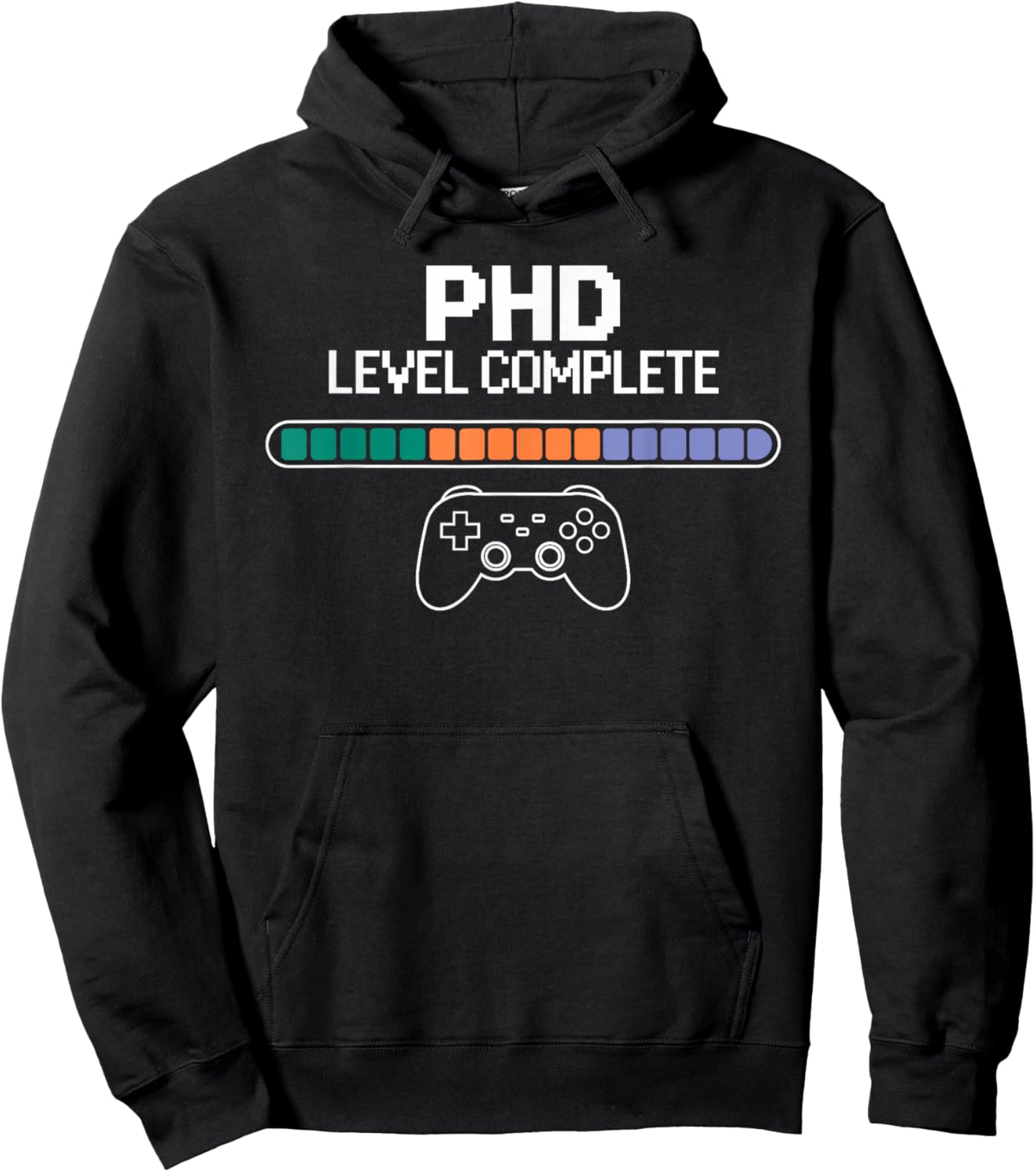 PhD Level Complete Doctorate PhD Graduation Men Women Hoodie - Hoodie | Black