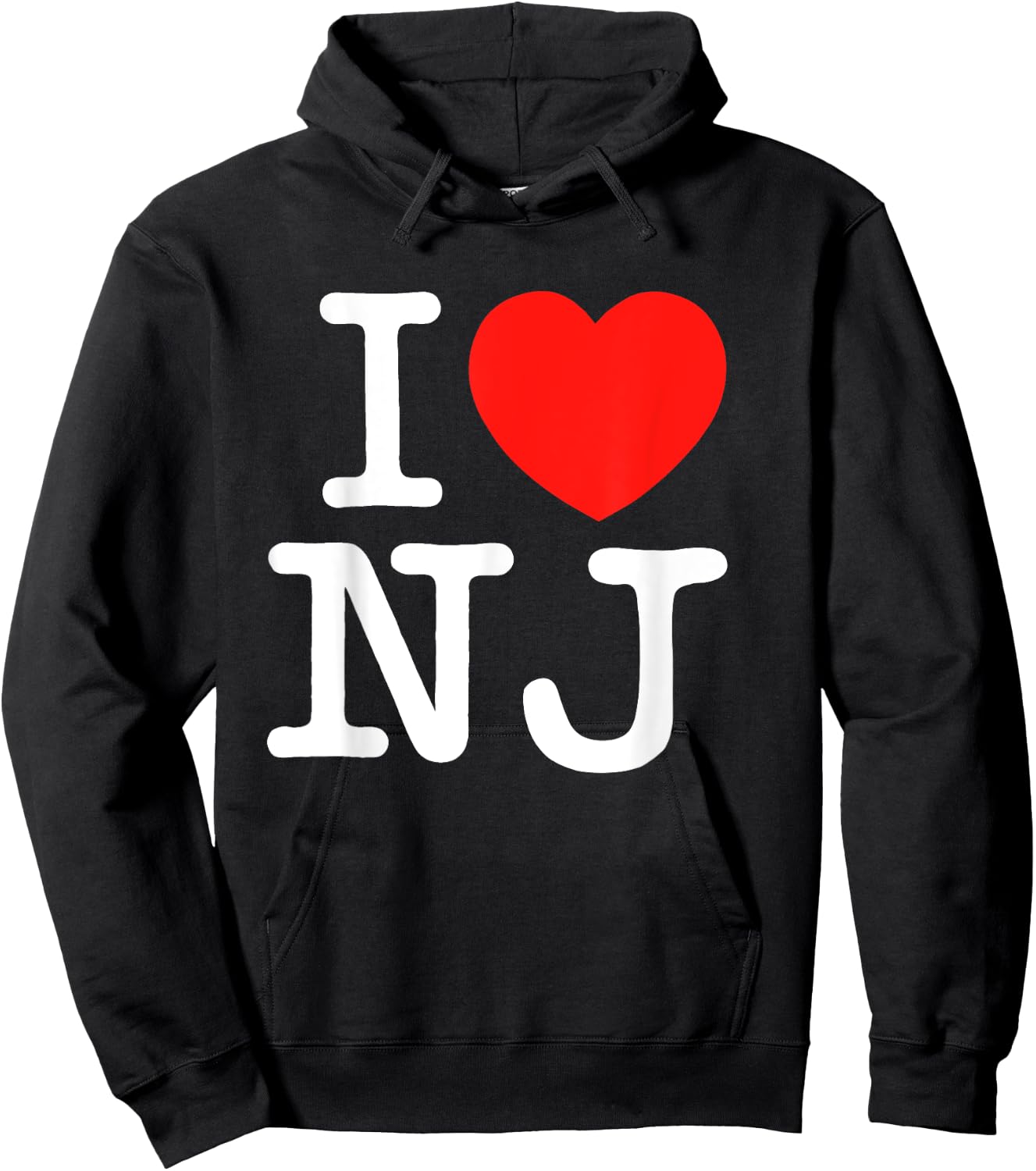 I heart NJ Hoodie - Hoodie | Black
