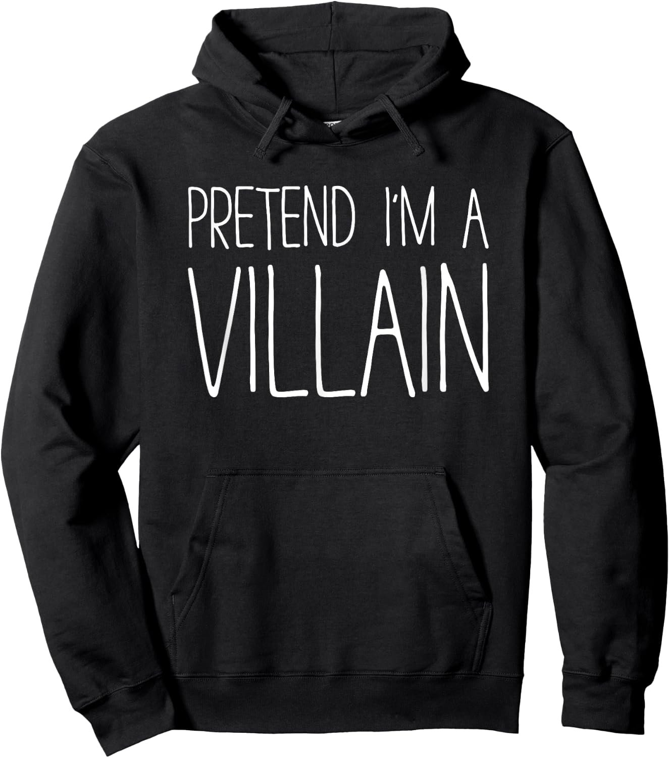 Pretend I'm A Villain Shirt Adult Kids Men Women Costume Hoodie - Hoodie | Black