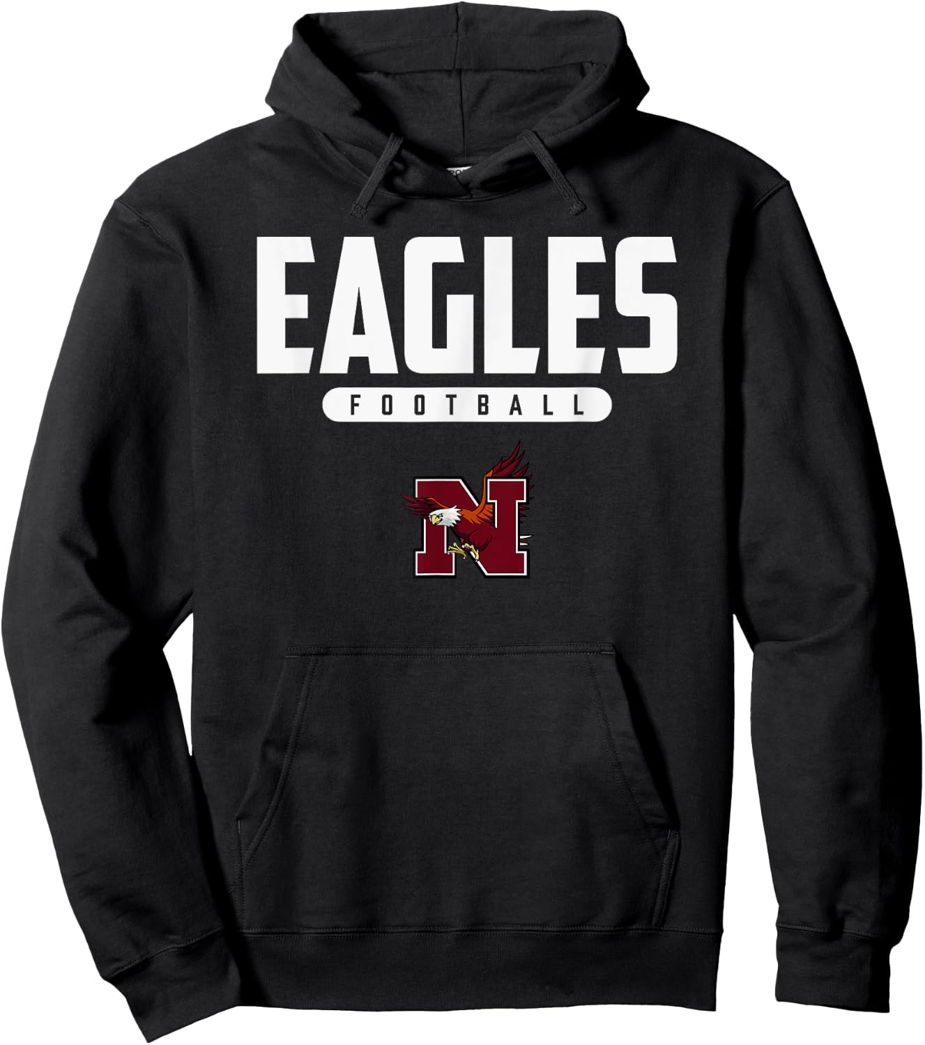 Niceville Eagles Logo Football HS Hoodie - Hoodie | Black
