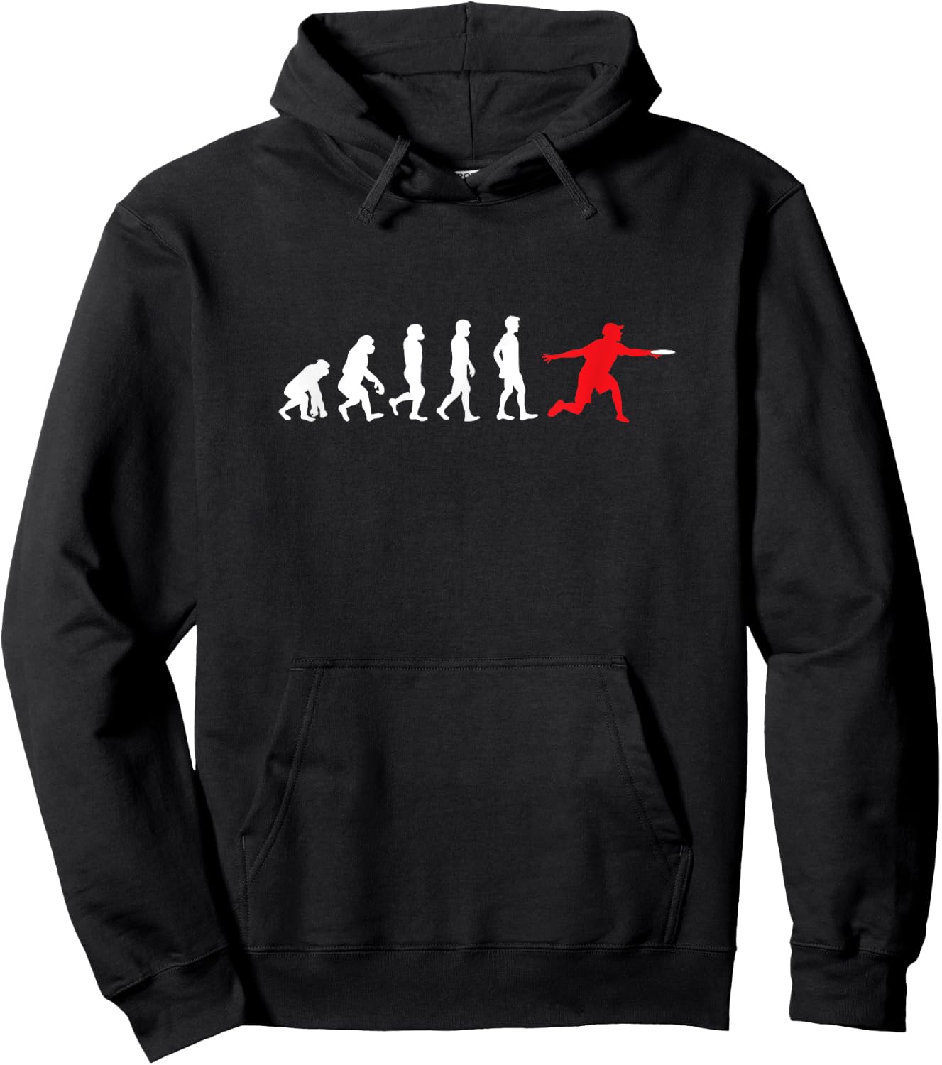 Ultimate Disc Flying Evolution Friskee Sports Player Gift Hoodie - Hoodie | Black