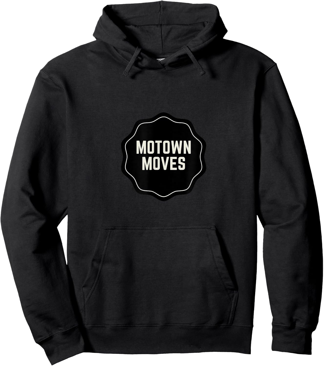 Motown Moves - Detroit Motown Music T Shirt Hoodie - Hoodie | Black