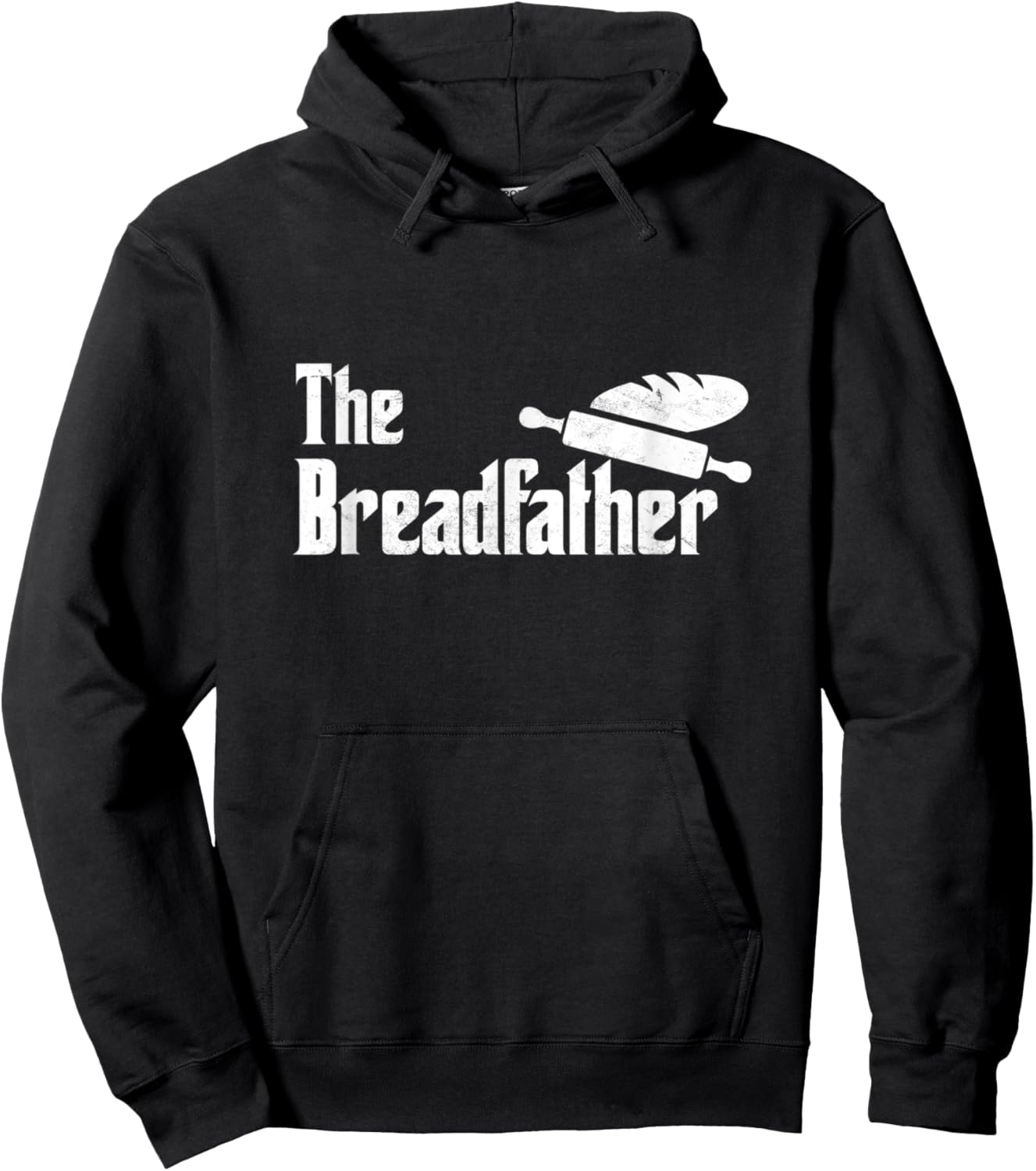 The Bread Father Funny Sourdough Baker Baking Pastry Cakes Hoodie - Hoodie | Black