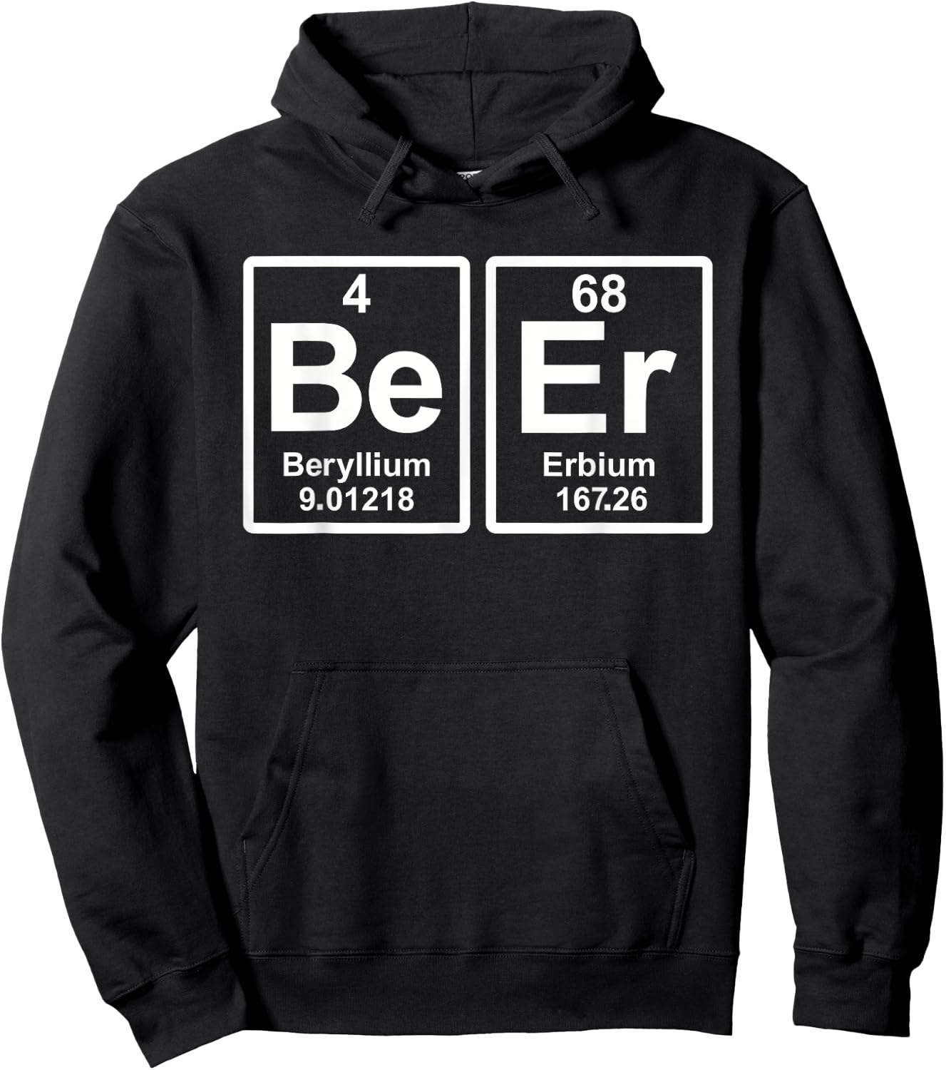 Beer periodic table Hoodie - Hoodie | Black