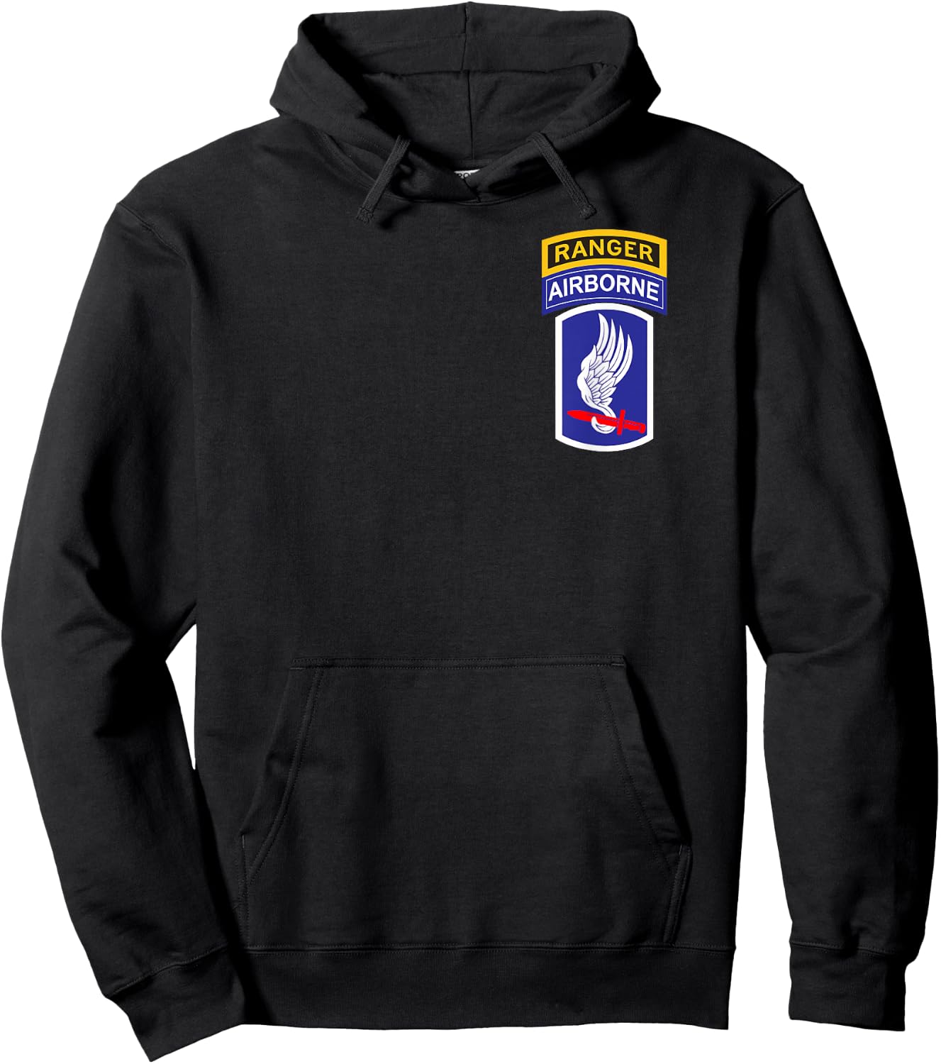 173rd Airborne Shirt - 173rd Shirt - 173rd Ranger Shirt Hoodie - Hoodie | Black