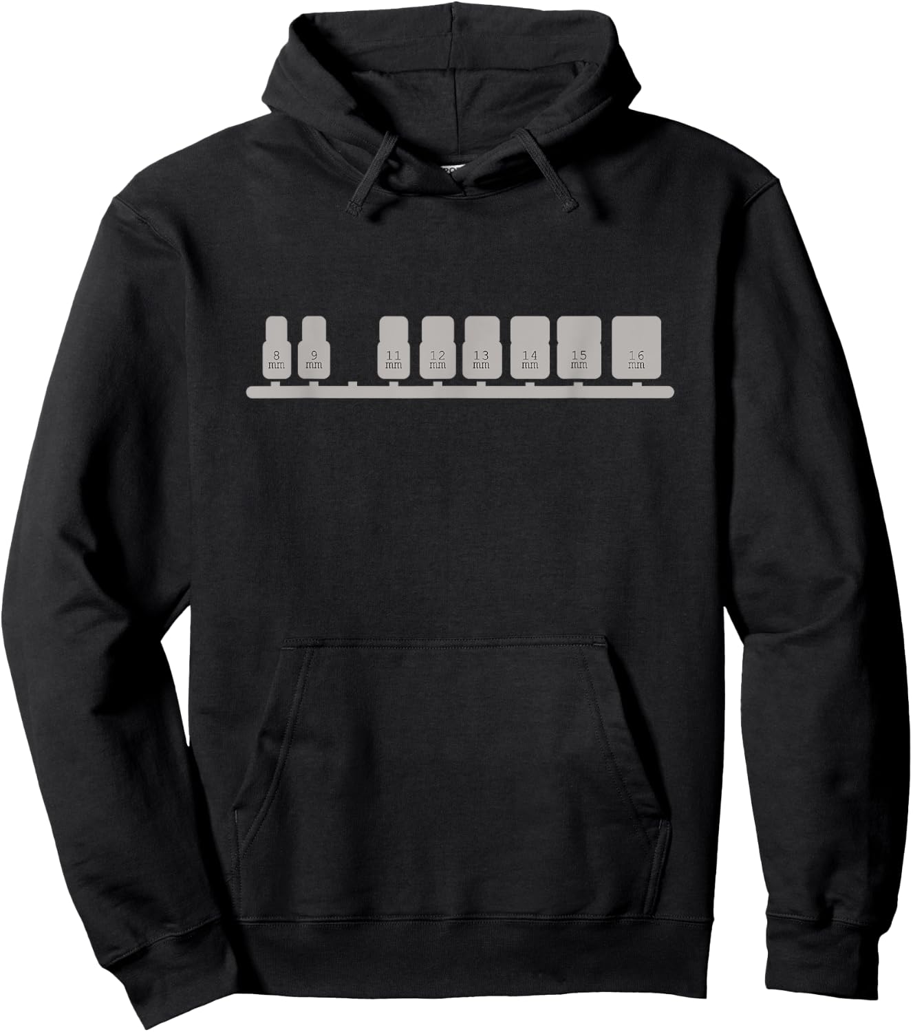 Missing 10mm Socket Funny Mechanic Hoodie - Hoodie | Black