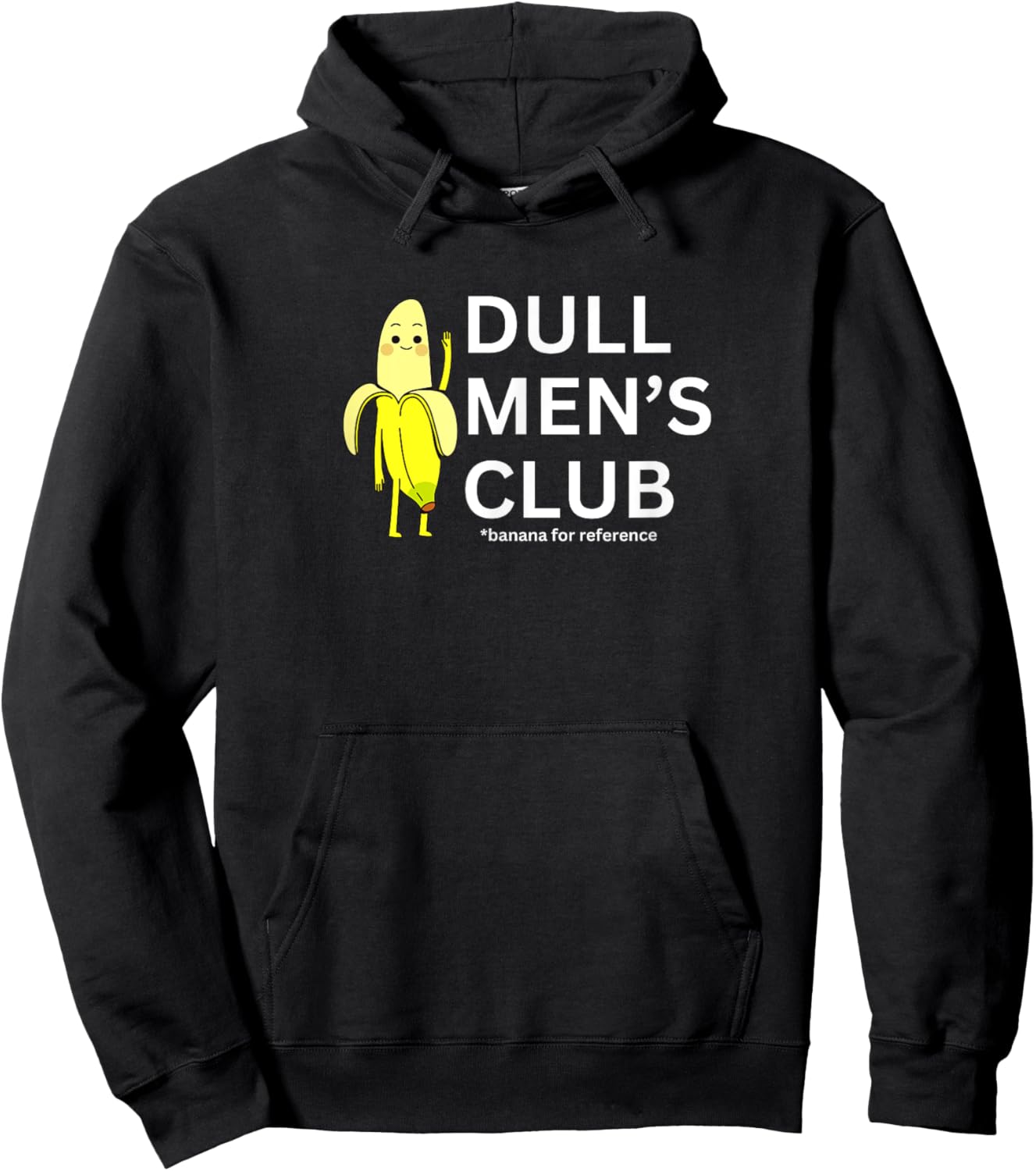 Dull Men Club Funny Banana Ordinary Lifestyle Hoodie - Hoodie | Black