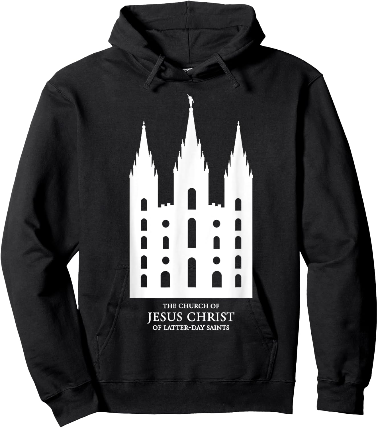 Mormon Latter-day Saints Temple - Salt Lake City, Utah Hoodie - Hoodie | Black