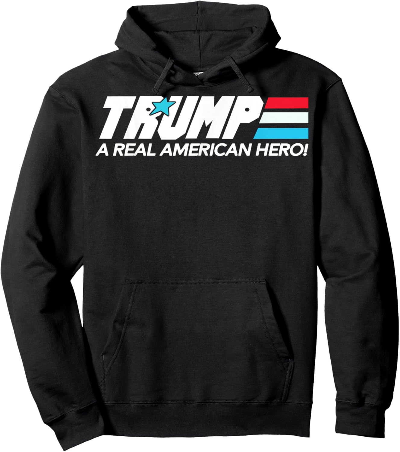 Trump A Real American Hero Women Men Hoodie - Hoodie | Black