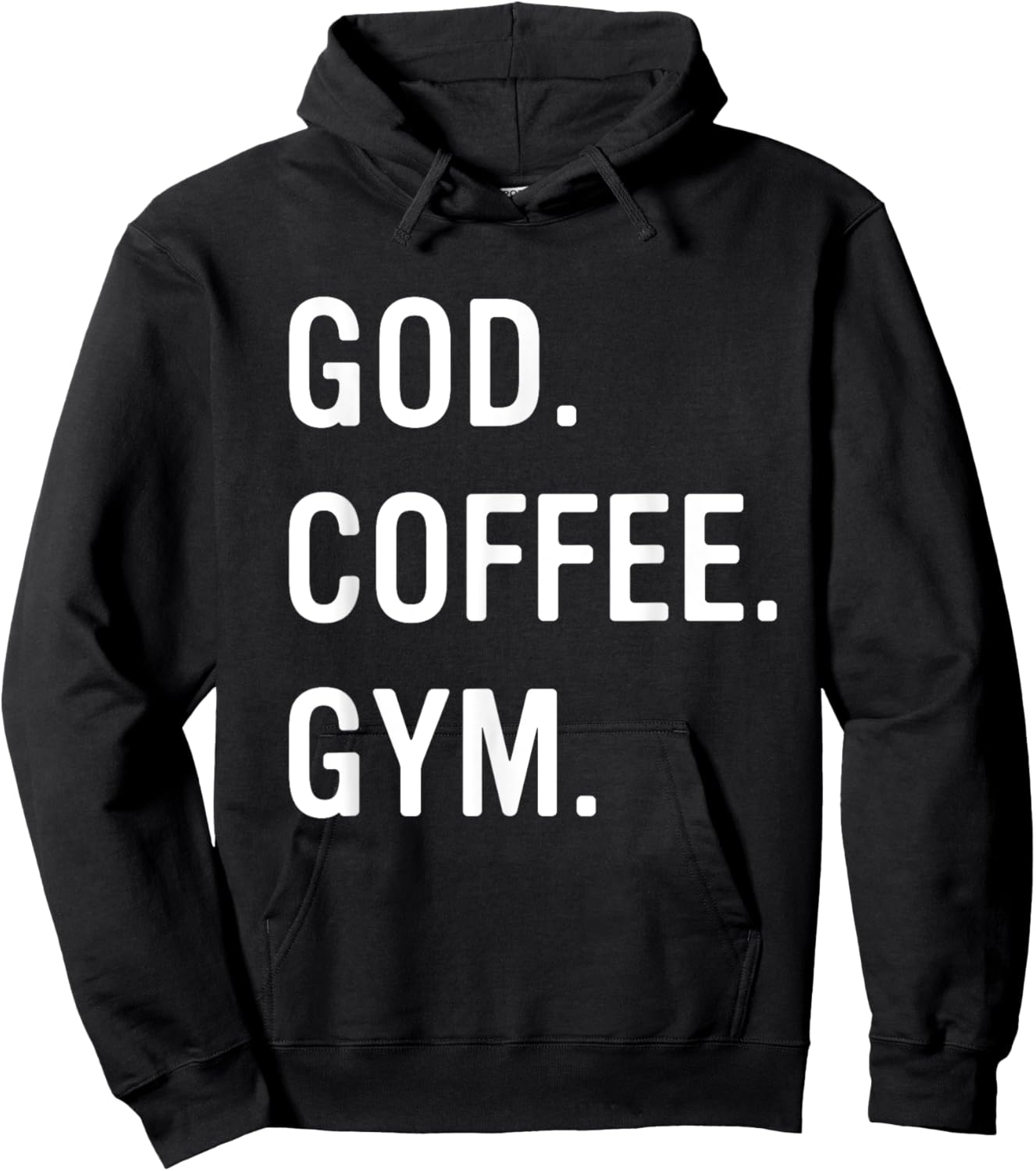 Christian God Coffee Gym Workout Women Hoodie - Hoodie | Black