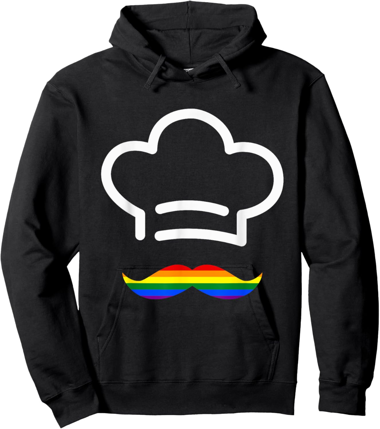 Cook Chef Funny LGBQT GAY Kitchen Hoodie - Hoodie | Black