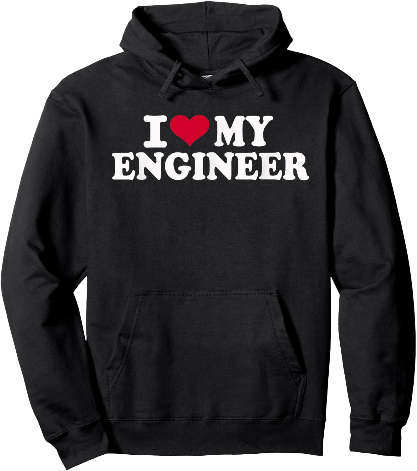 I love my engineer Hoodie - Hoodie | Black