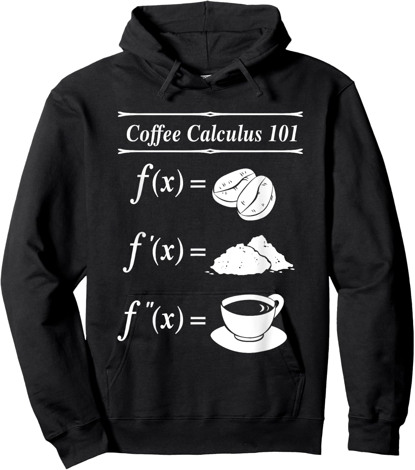 Math Coffee Calculus 101 Differential Hoodie - Hoodie | Black