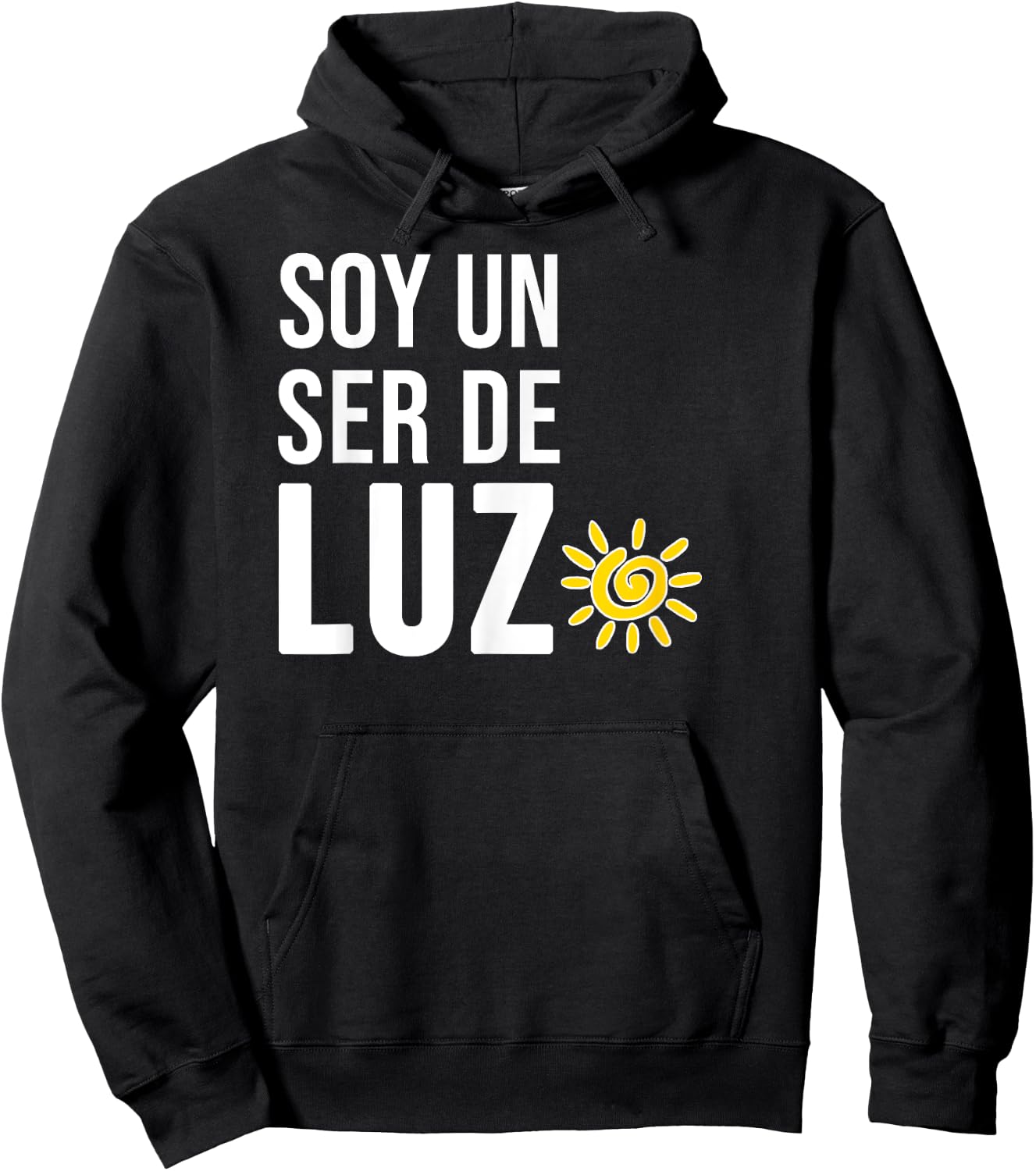 Soy un Ser de Luz Spanish Humanity Empathy Peace Hoodie - Hoodie | Black