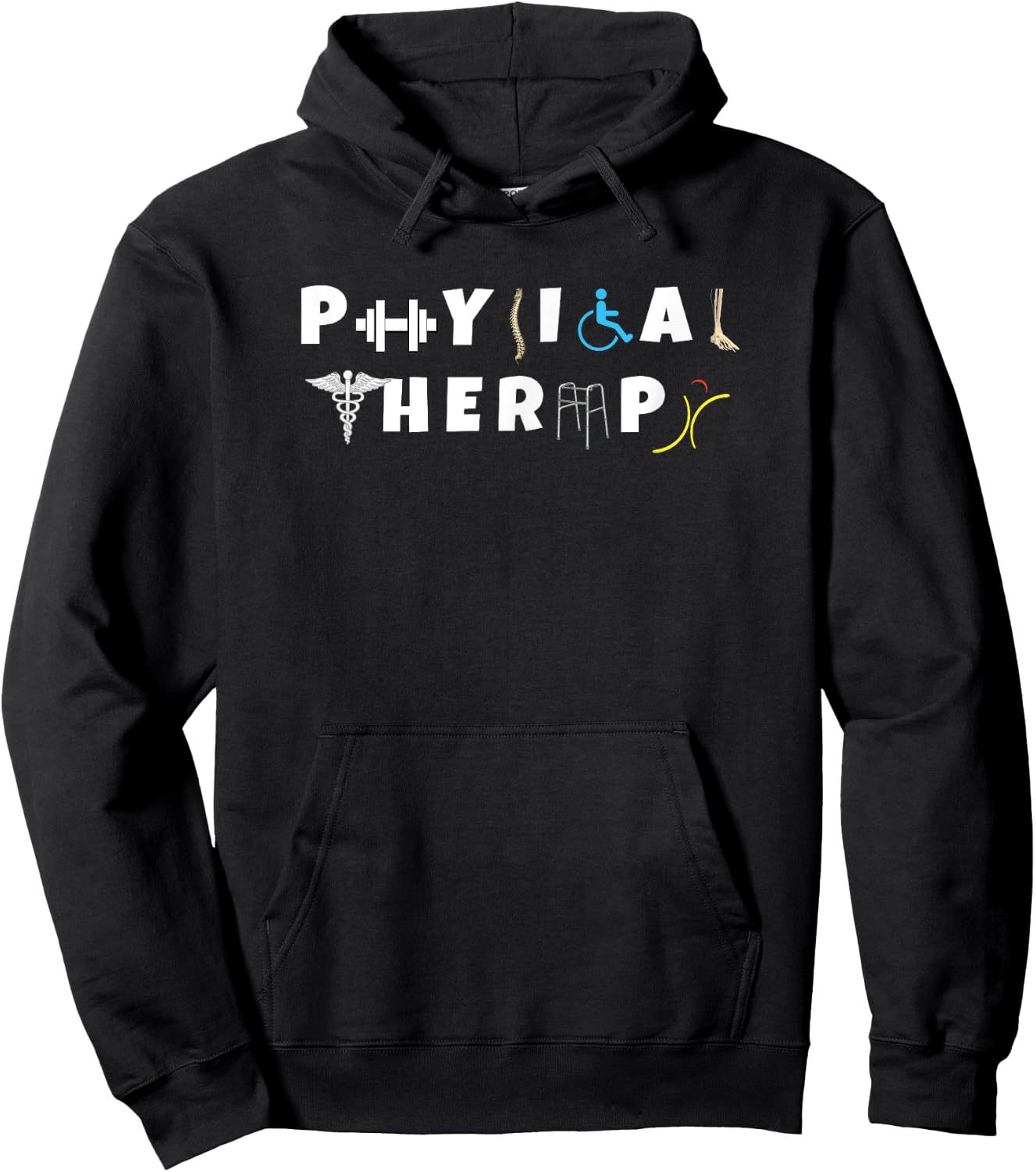 Physical Therapy Shirt Funny PT Hoodie - Hoodie | Black