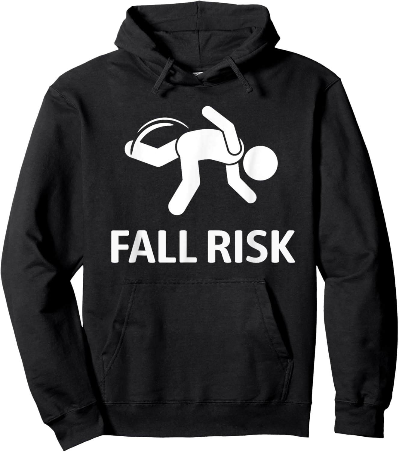 Fall Risk Balance Issues Funny Hoodie - Hoodie | Black