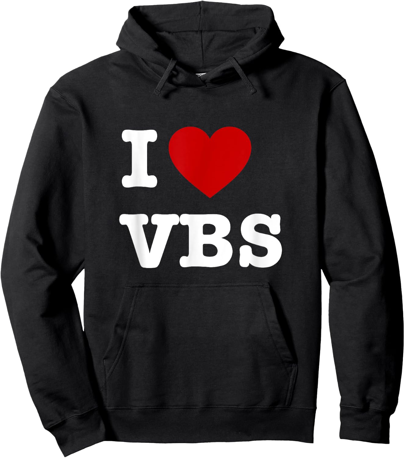 VBS I love Vacation Bible School Christian VBS Church Jesus Hoodie - Hoodie | Black