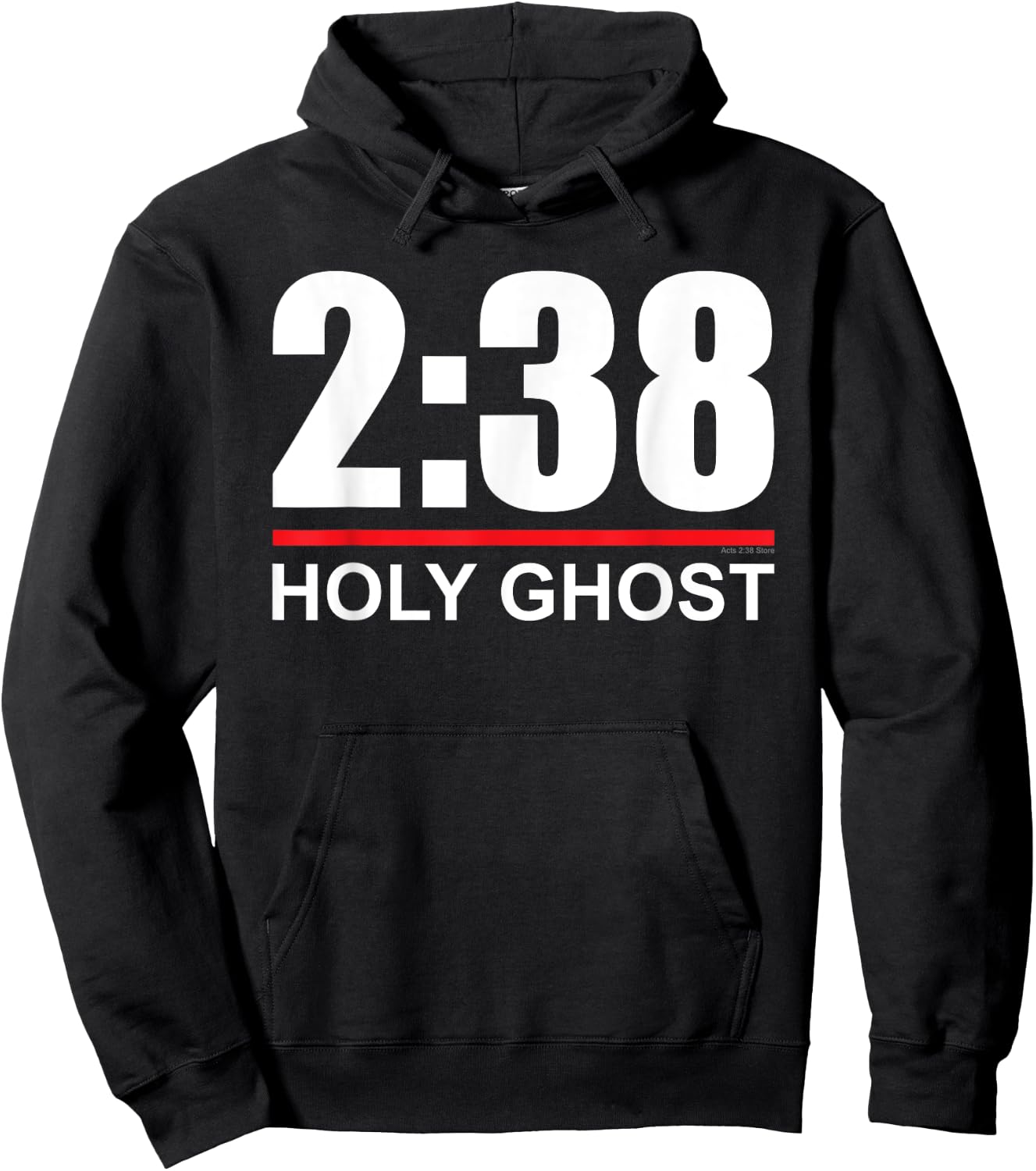 Acts 2:38 - Holy Ghost - Pentecostal Apostolic Hoodie - Hoodie | Black