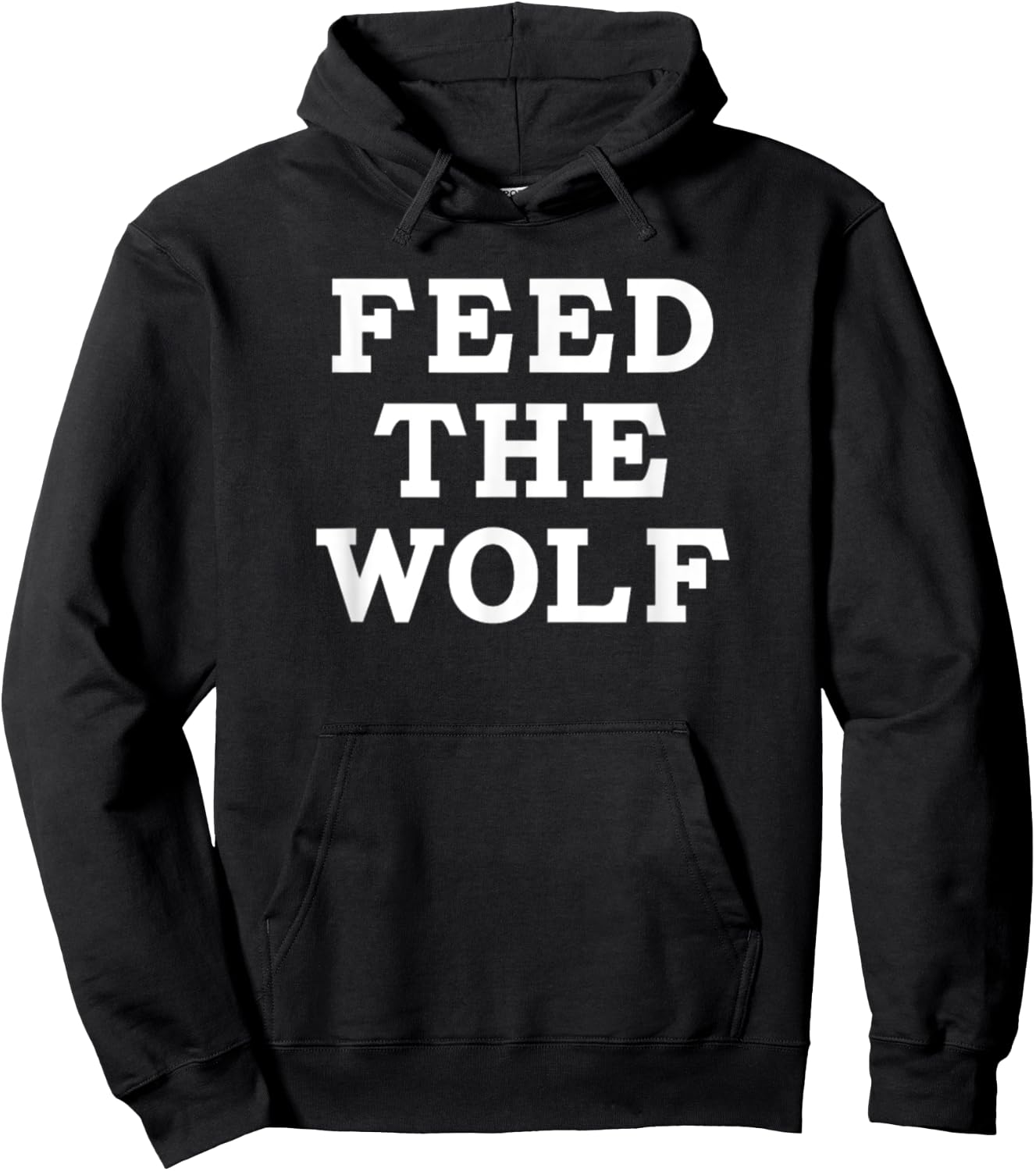 Feed The Wolf Hoodie - Hoodie | Black