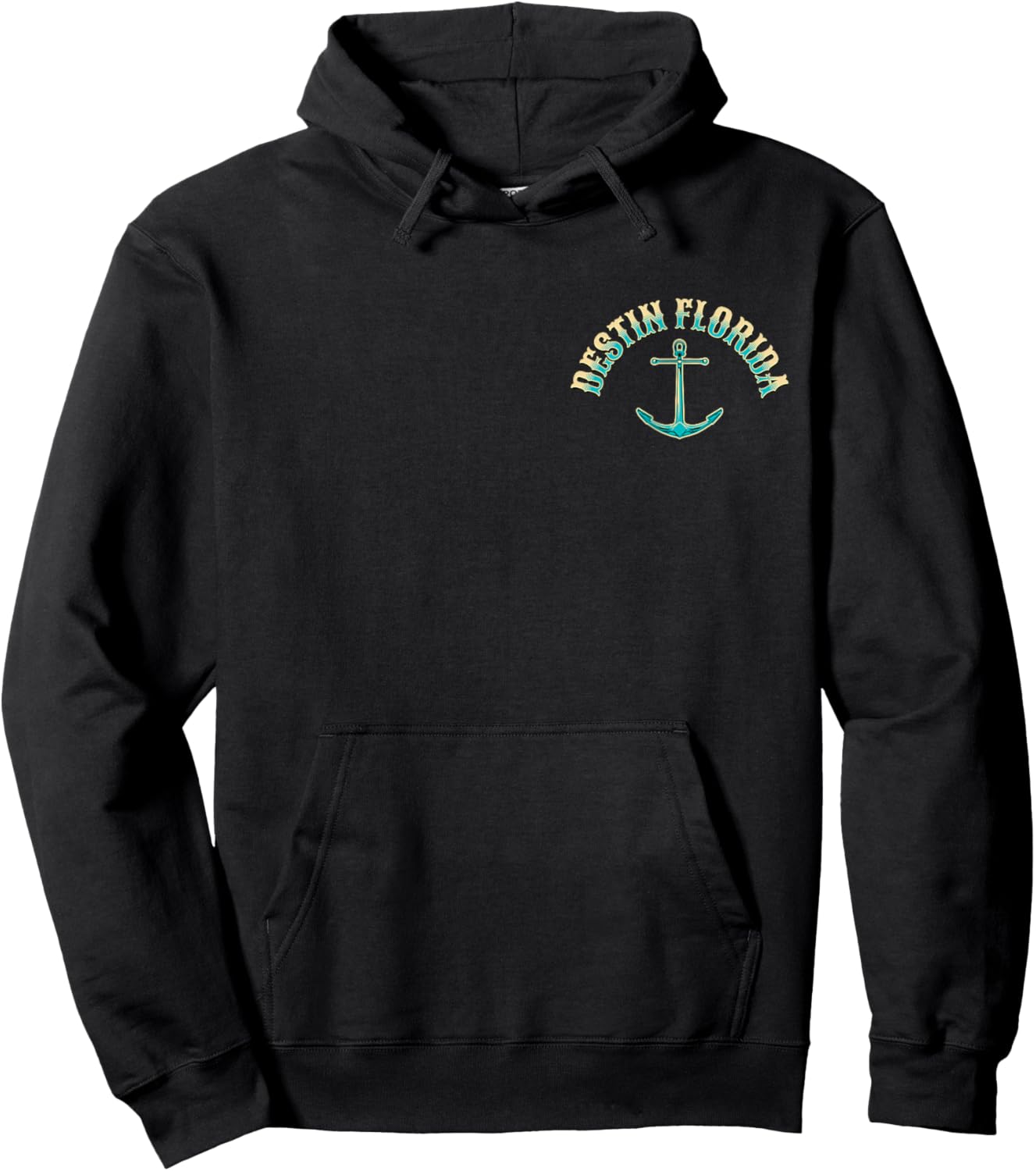 Destin Florida USA Fishing Design Hoodie - Hoodie | Black