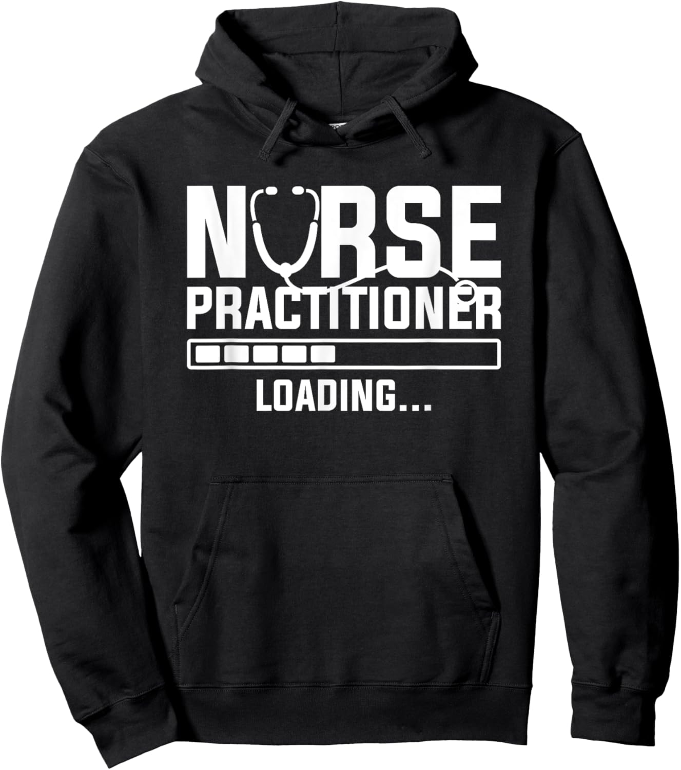 Nurse Practitioner Loading NP Nursing Nurses Hoodie - Hoodie | Black