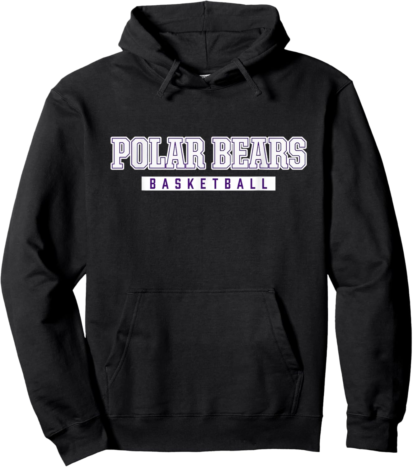 Polar Bears Basketball Northern High School Hoodie - Hoodie | Black