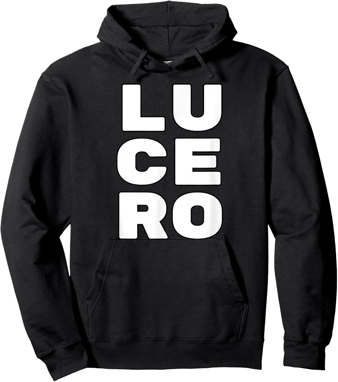 LUCERO Personalized Retro Girls Custom LUCERO Name Hoodie - Hoodie | Black