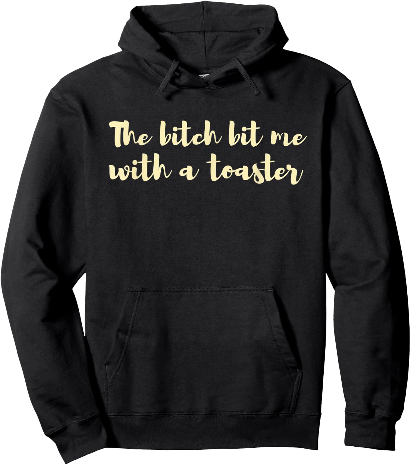 The Bitch Hit Me With A Toaster Merry Christmas Cute Hoodie - Hoodie | Black