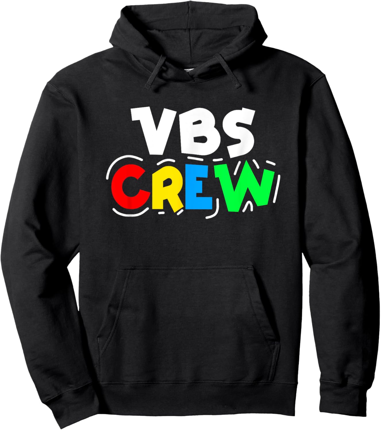 Kids Summer Church Christian Squad Camp Vbs Groovy Bible Hoodie - Hoodie | Black