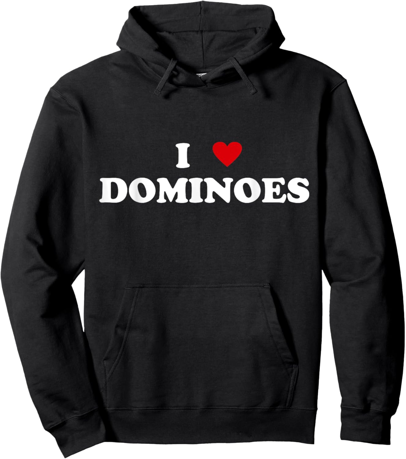 I Heart Domino Player - I Love Dominoes Hoodie - Hoodie | Black