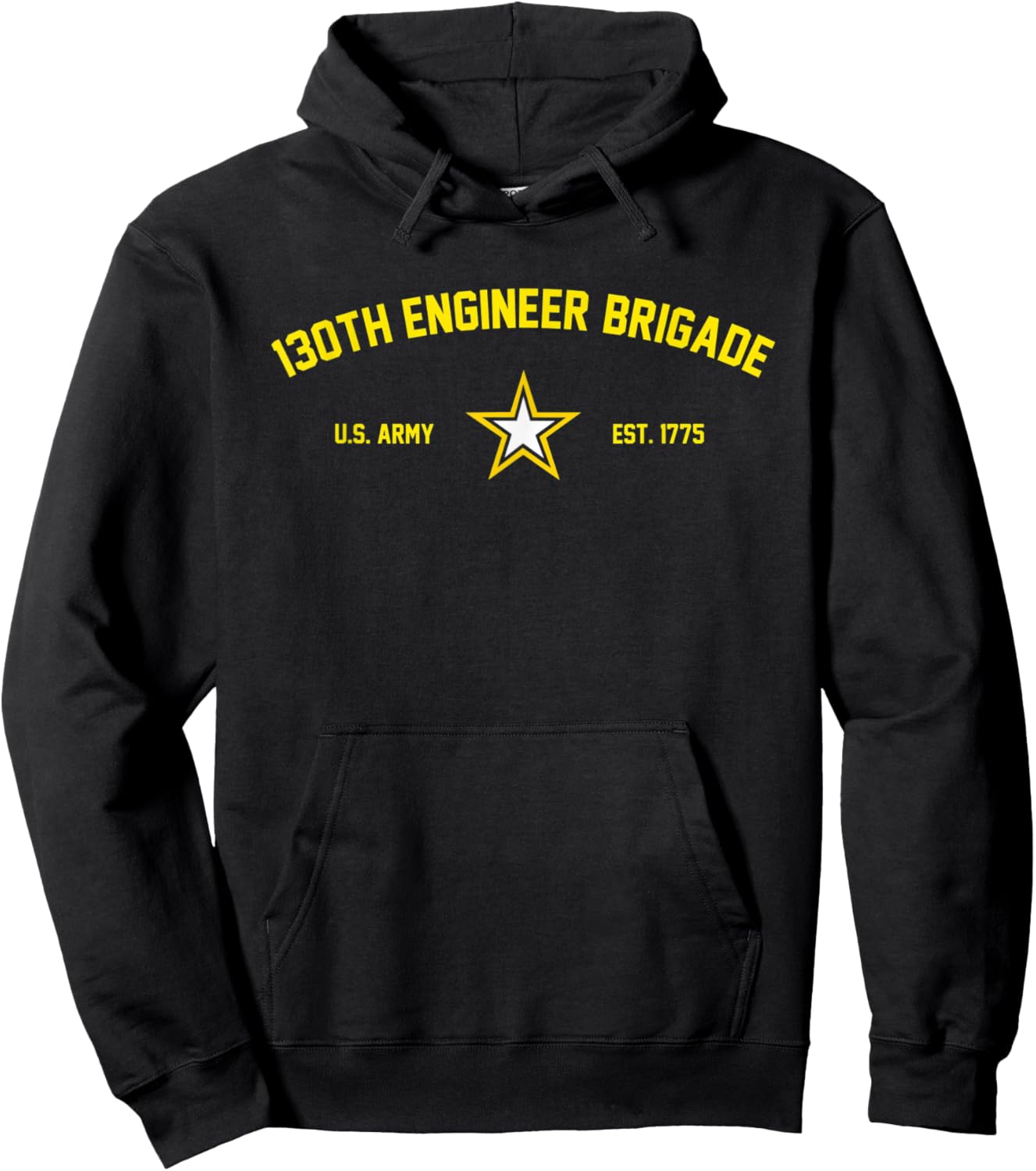 130th Engineer Brigade Hoodie - Hoodie | Black