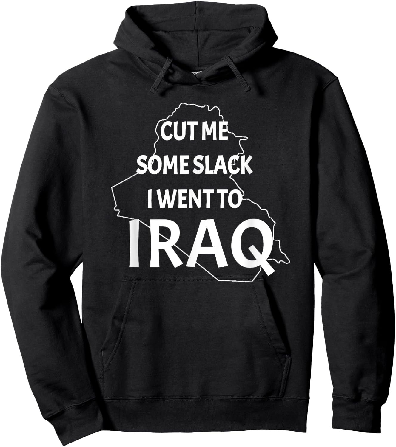 Iraq War Veteran Patriotic OIF Funny Vet Women Men Hoodie - Hoodie | Black