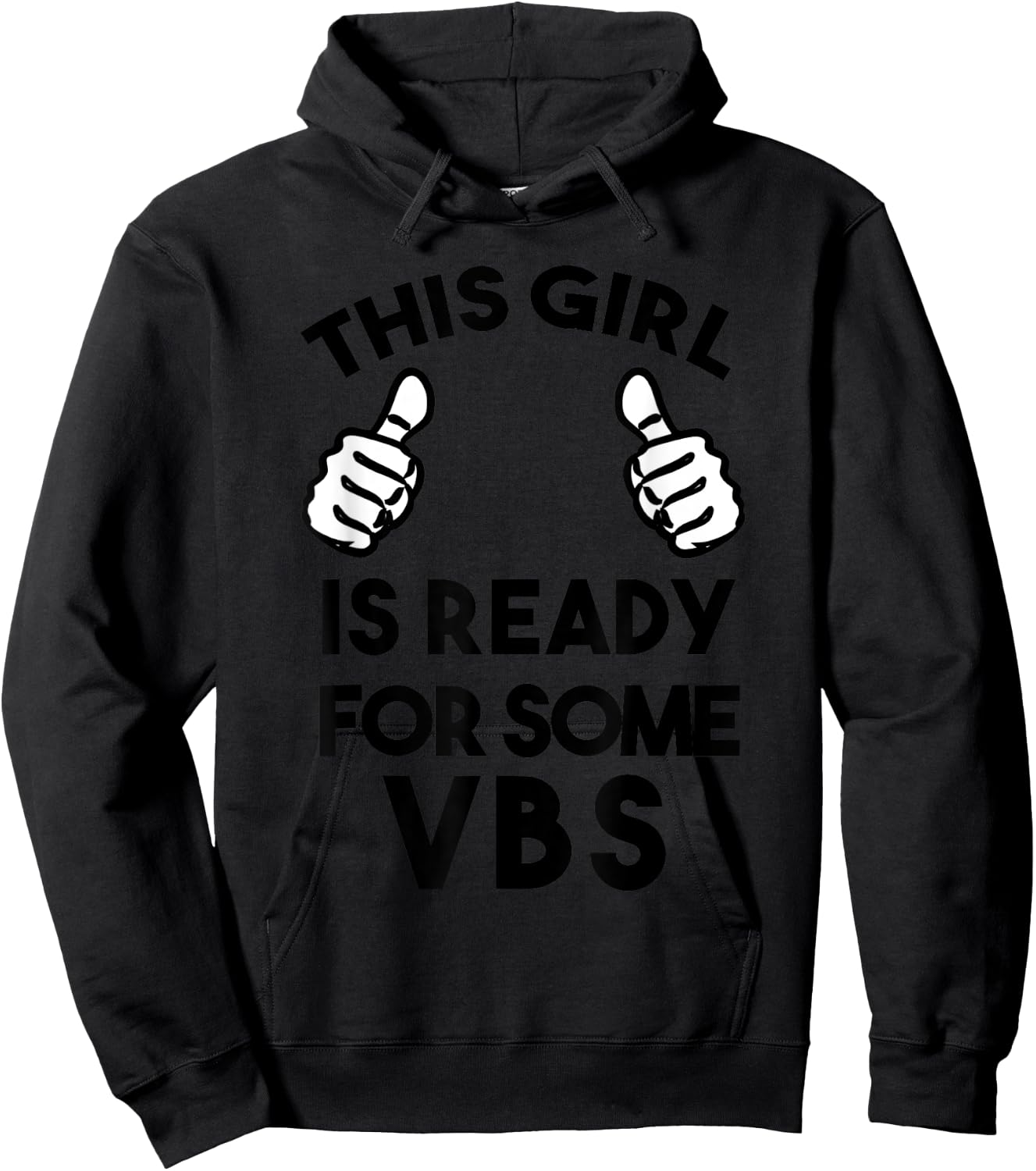 Ready for Vacation Bible School I love VBS Christian Jesus Hoodie - Hoodie | Black