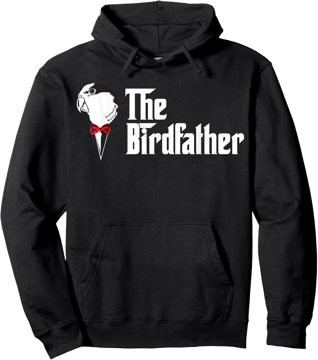 The Birdfather | Funny Bird's Dad Lover Hoodie - Hoodie | Black
