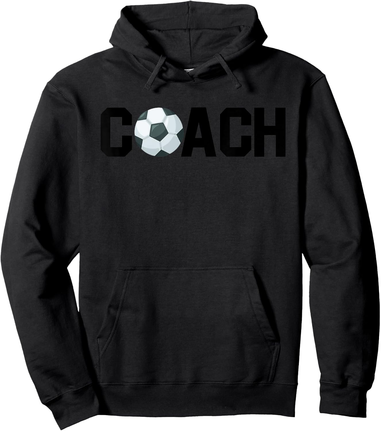 Soccer Coach Funny Football Trainer Baller Field Game Outfit Hoodie - Hoodie | Black