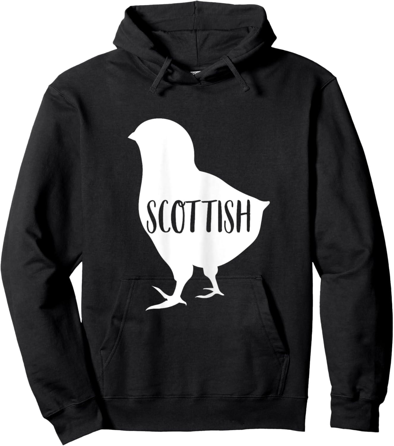 Girls Scottish Chick Funny Women Home Country Hoodie - Hoodie | Black