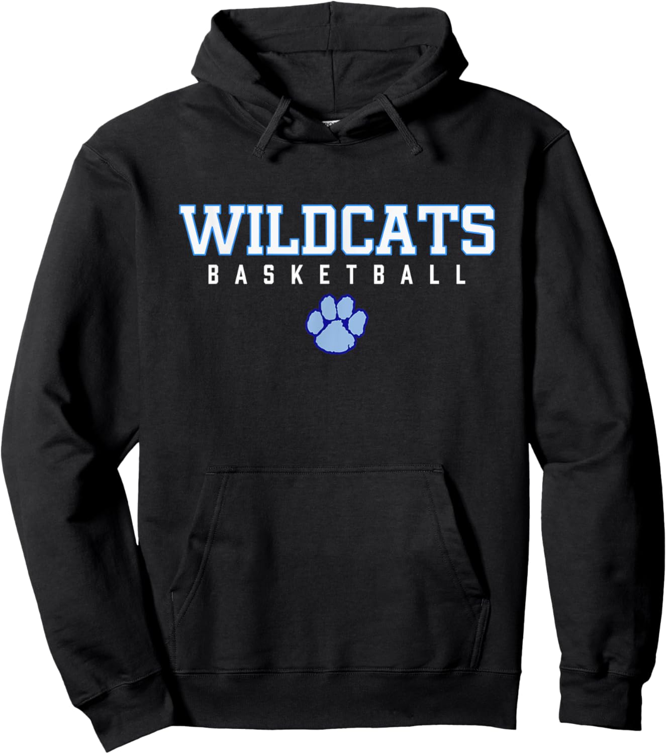 Camden County Wildcats Logo Basketball HS Hoodie - Hoodie | Black
