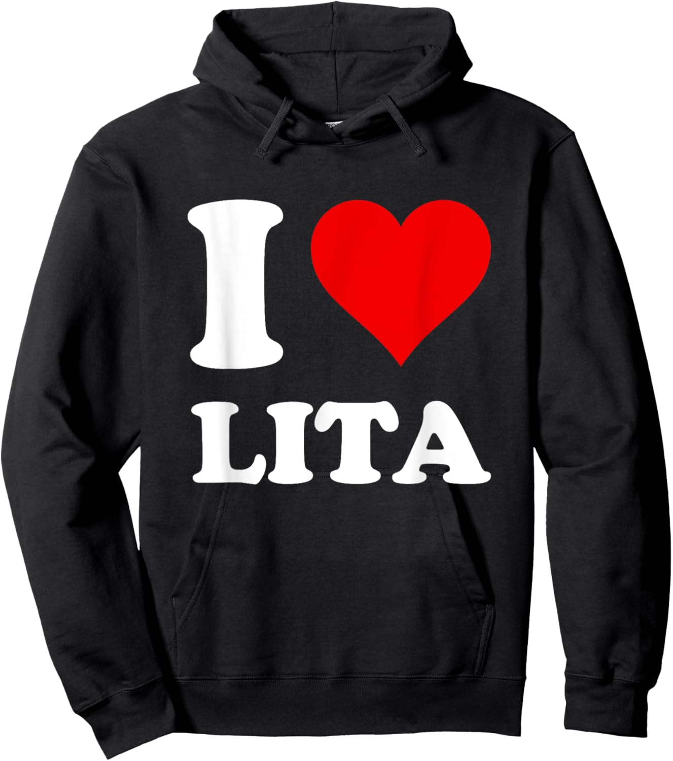 I Love Lita Hoodie - Hoodie | Black
