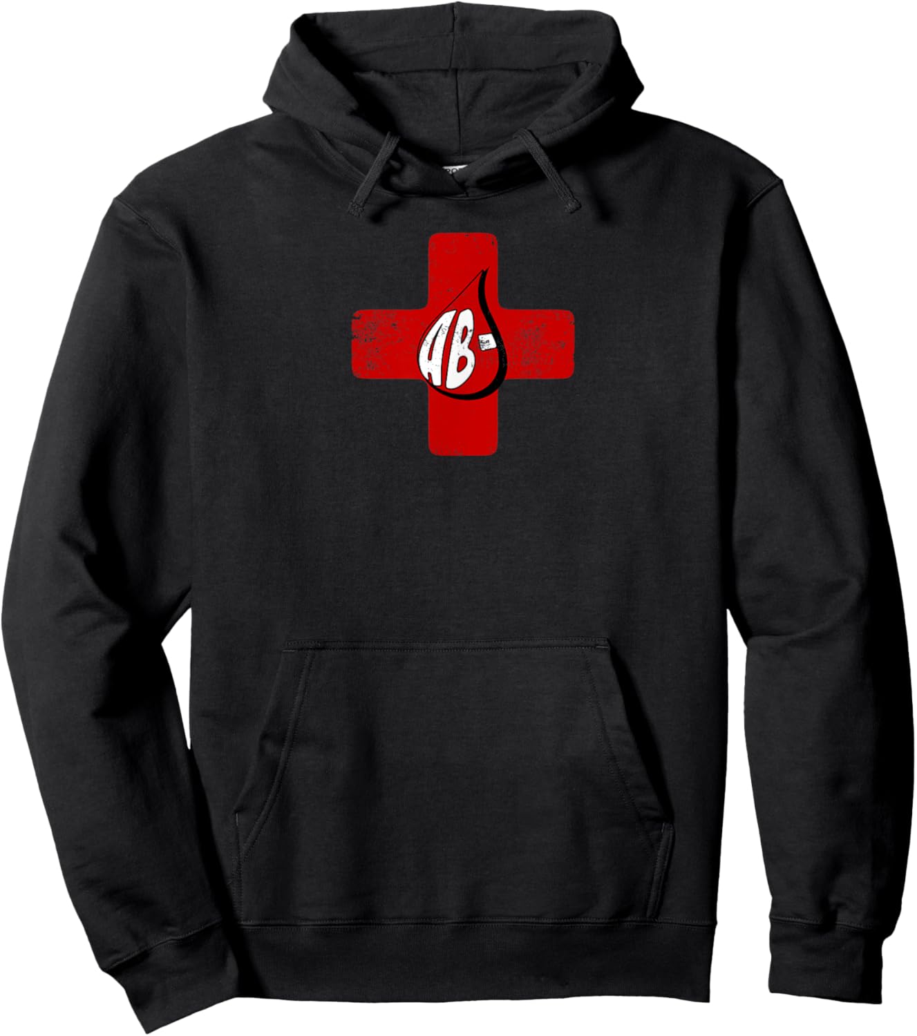 My Blood Type Is AB negative AB - Blood Type Medical Symbol Hoodie - Hoodie | Black