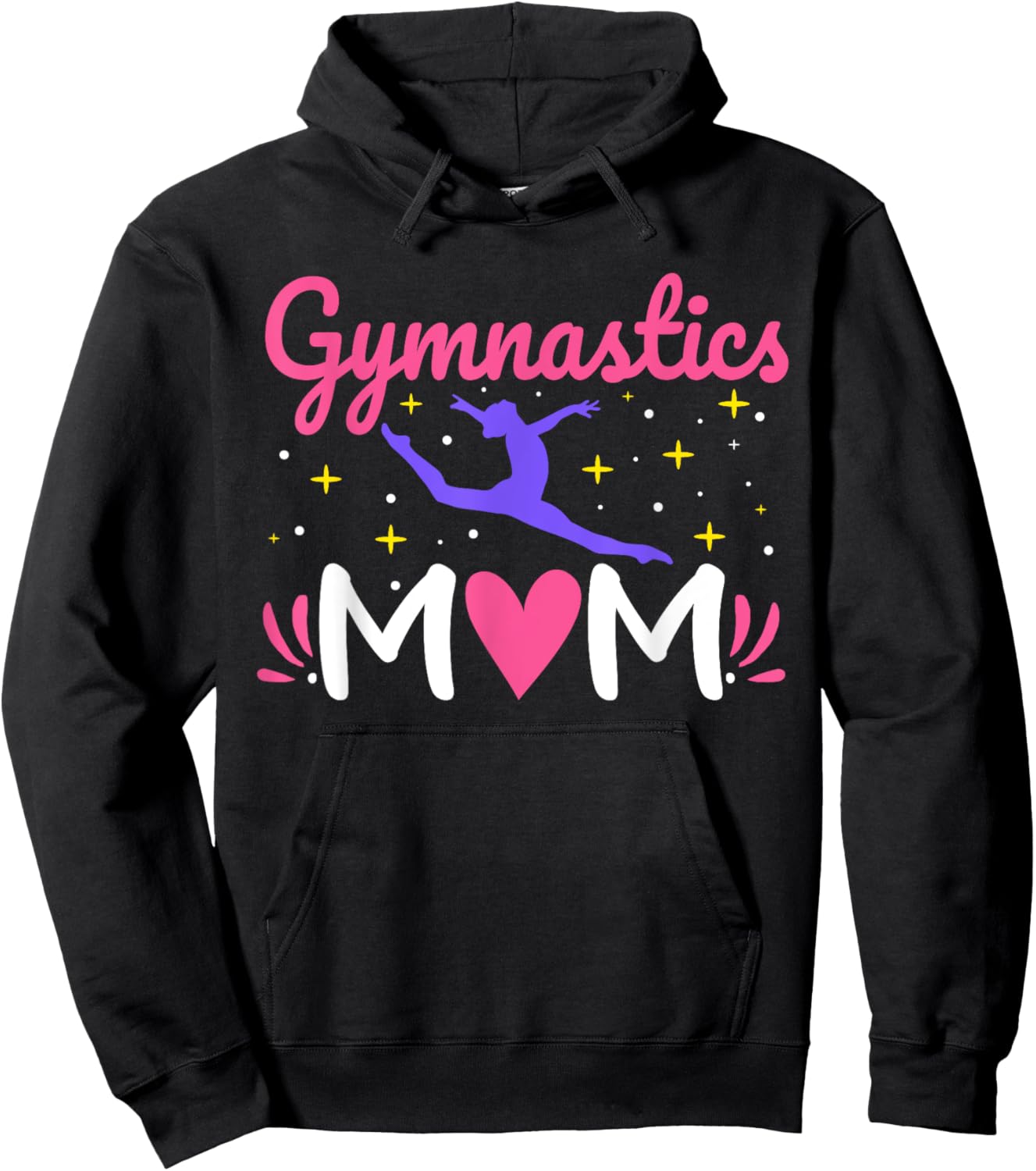 Gymnastics Mom Gymnast Mom Mother Hoodie - Hoodie | Black