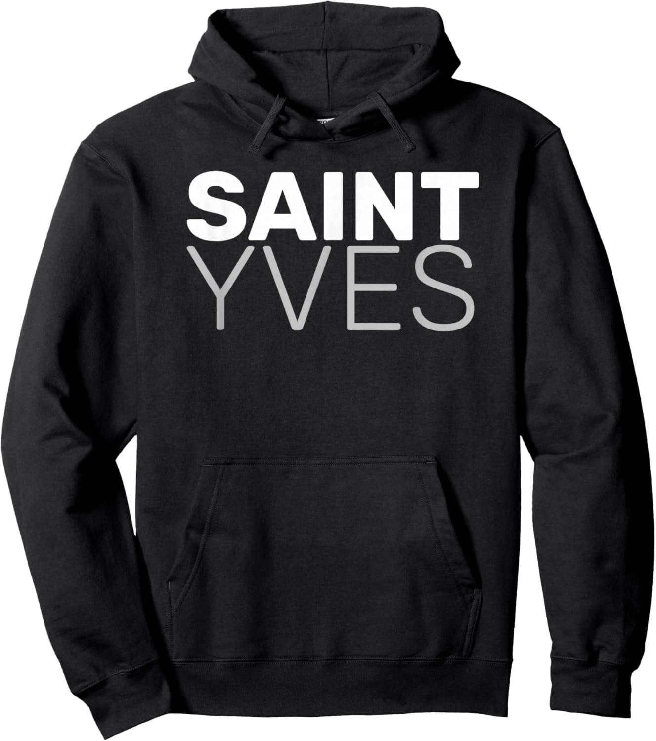 Saint Yves French Surname Elegant Souvenir St Yves Hoodie - Hoodie | Black