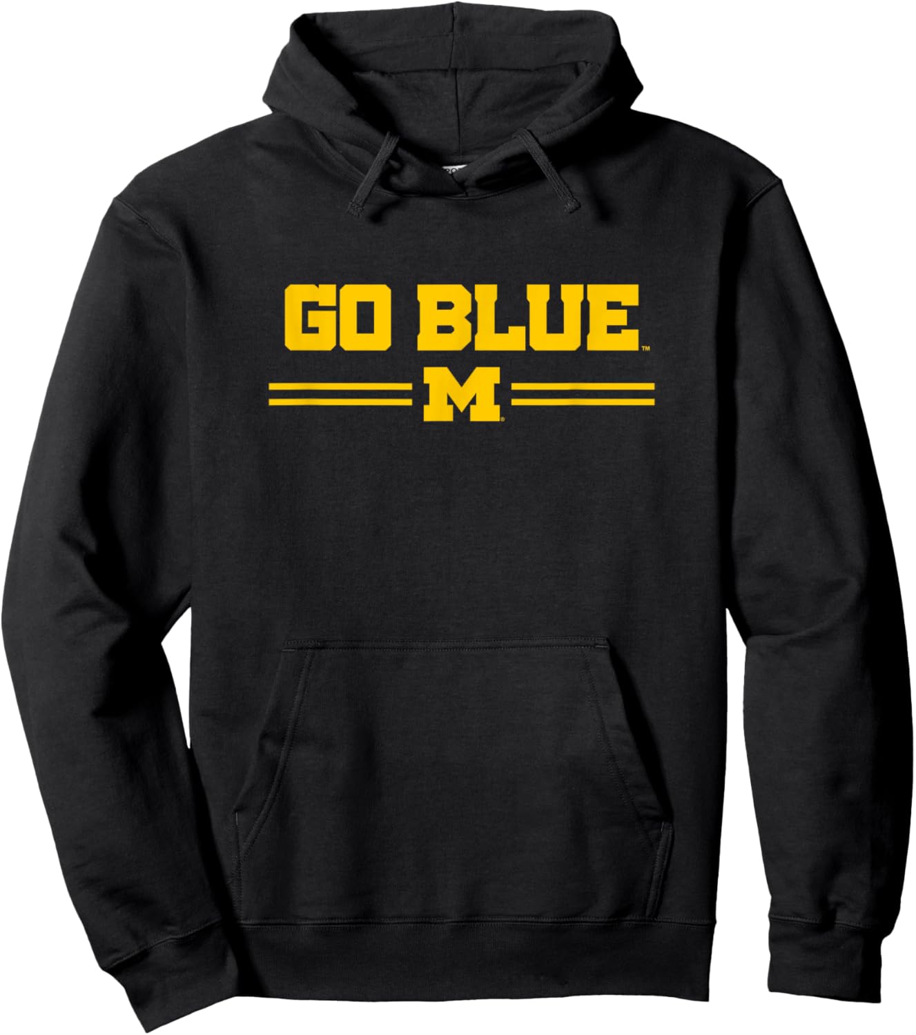 University of Michigan Wolverines Go Blue Hoodie - Hoodie | Black