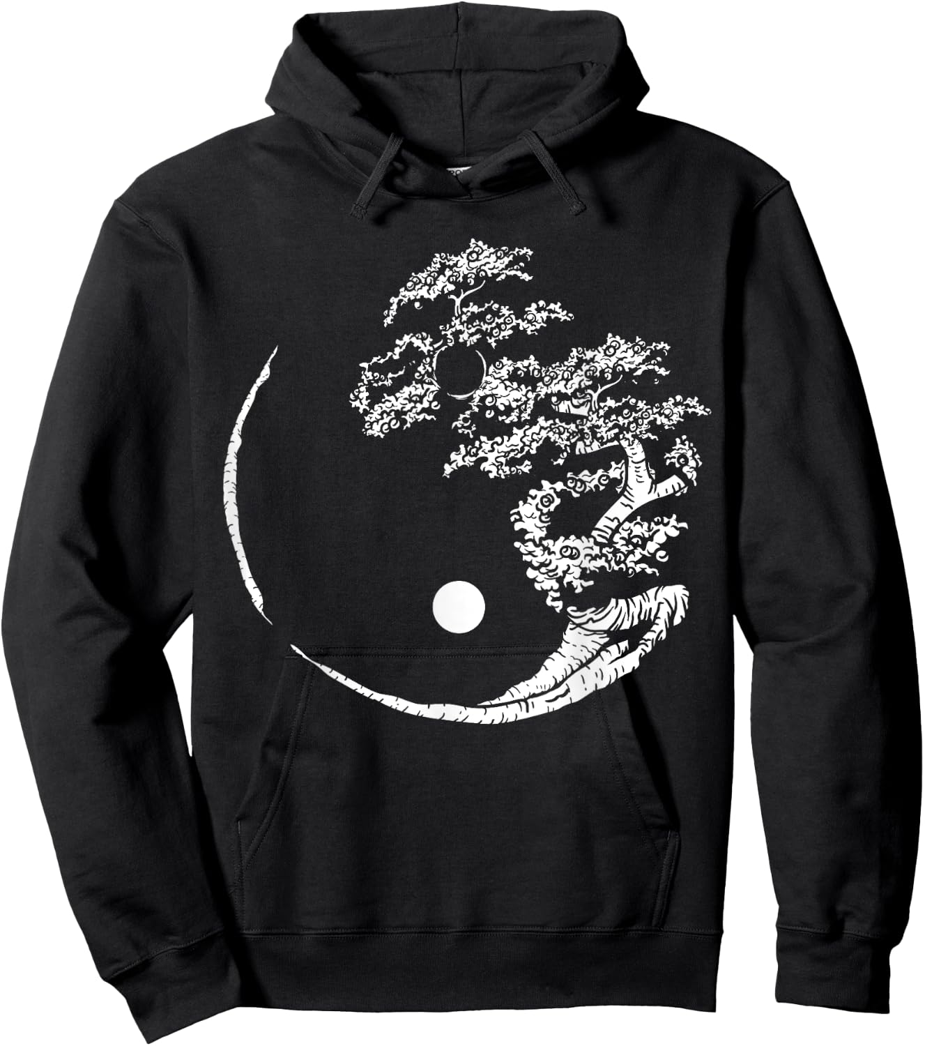 Mandala Yin Yang Bonsai Tree Funny Hippie Gift Women Hoodie - Hoodie | Black