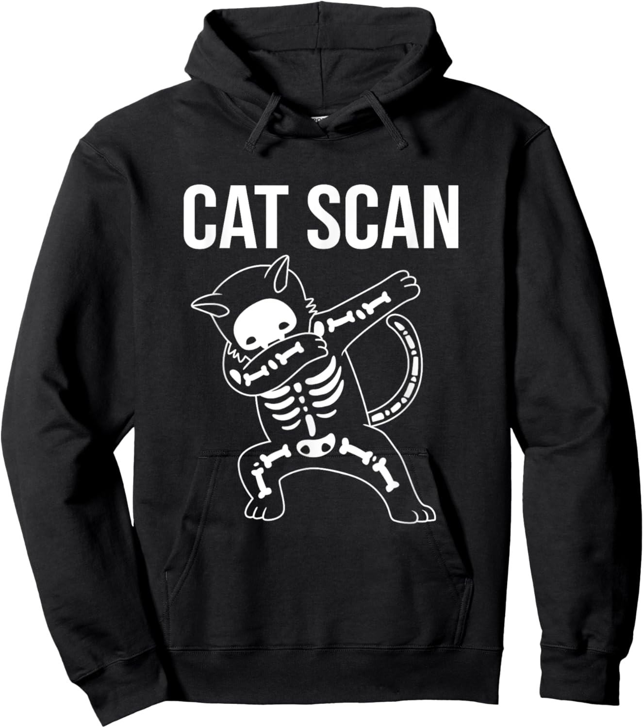 Funny MRI Technology Dabbing Cat Scan Men Women Kids Hoodie - Hoodie | Black